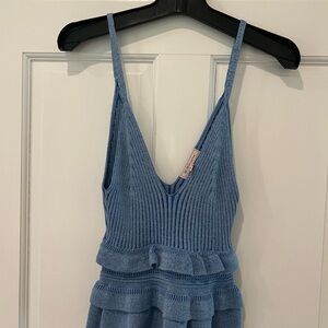 BCBG blue fashion tank